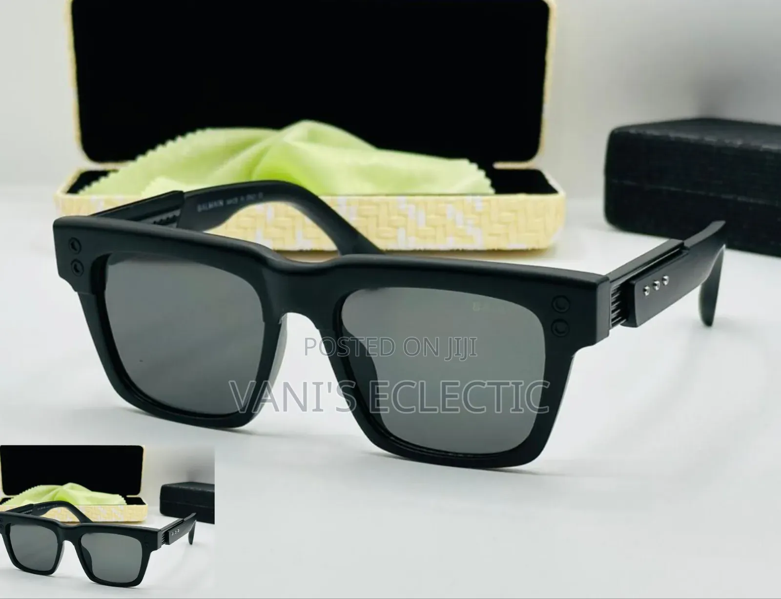 Sleek Rectangular Eyeglasses / Sunglasses