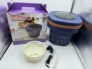 Foldable Mini Washing Machine – Portable Travel Laundry Washer