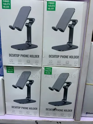 Adjustable Desktop Phone Tablet Holder Stand (4"–12.9") – Brand New