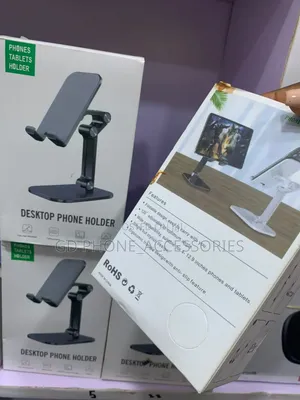 Adjustable Desktop Phone Tablet Holder Stand (4"–12.9") – Brand New