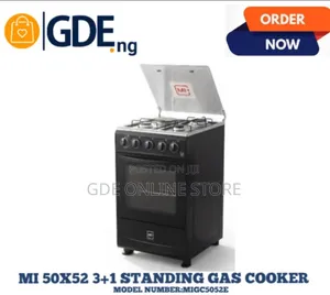 Mi+ 5052 3+1 Standing Gas Cooker