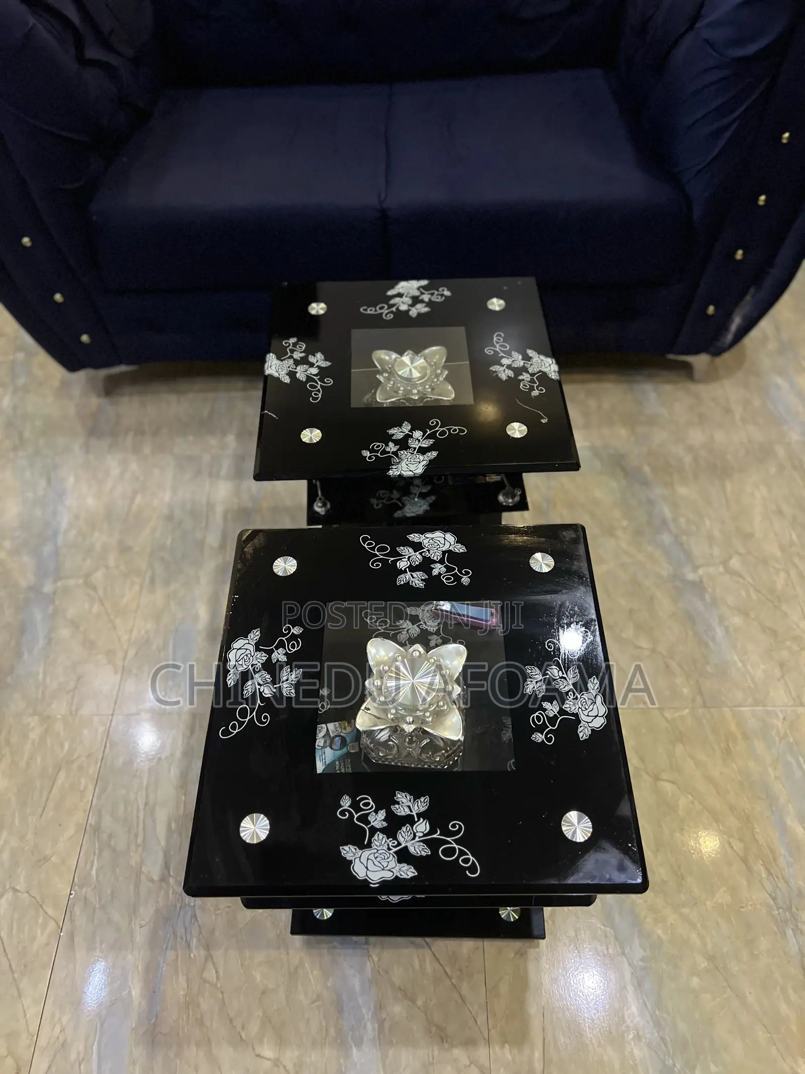 7 Seater Living Room Sofas (2 Free Stool)