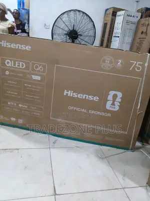Large 75” Hisense QLED Smart TV – Ultra HD