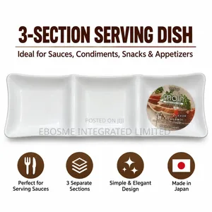 Section Japanese Divided Serving Dish – White.
