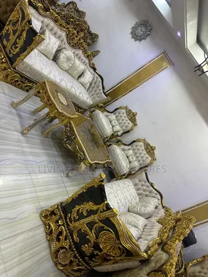 Royal Sofa Fabric Chairs by 10seaters With Center Table Full Set
