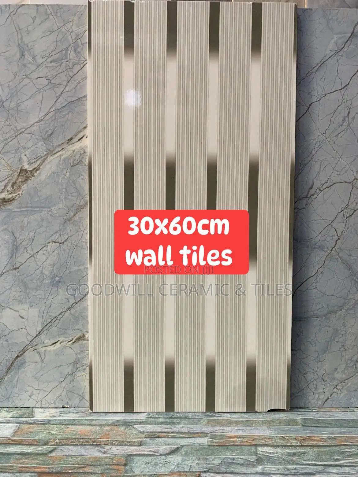 Wall Tiles 30x60cm for Kitchen and Bathroom Use