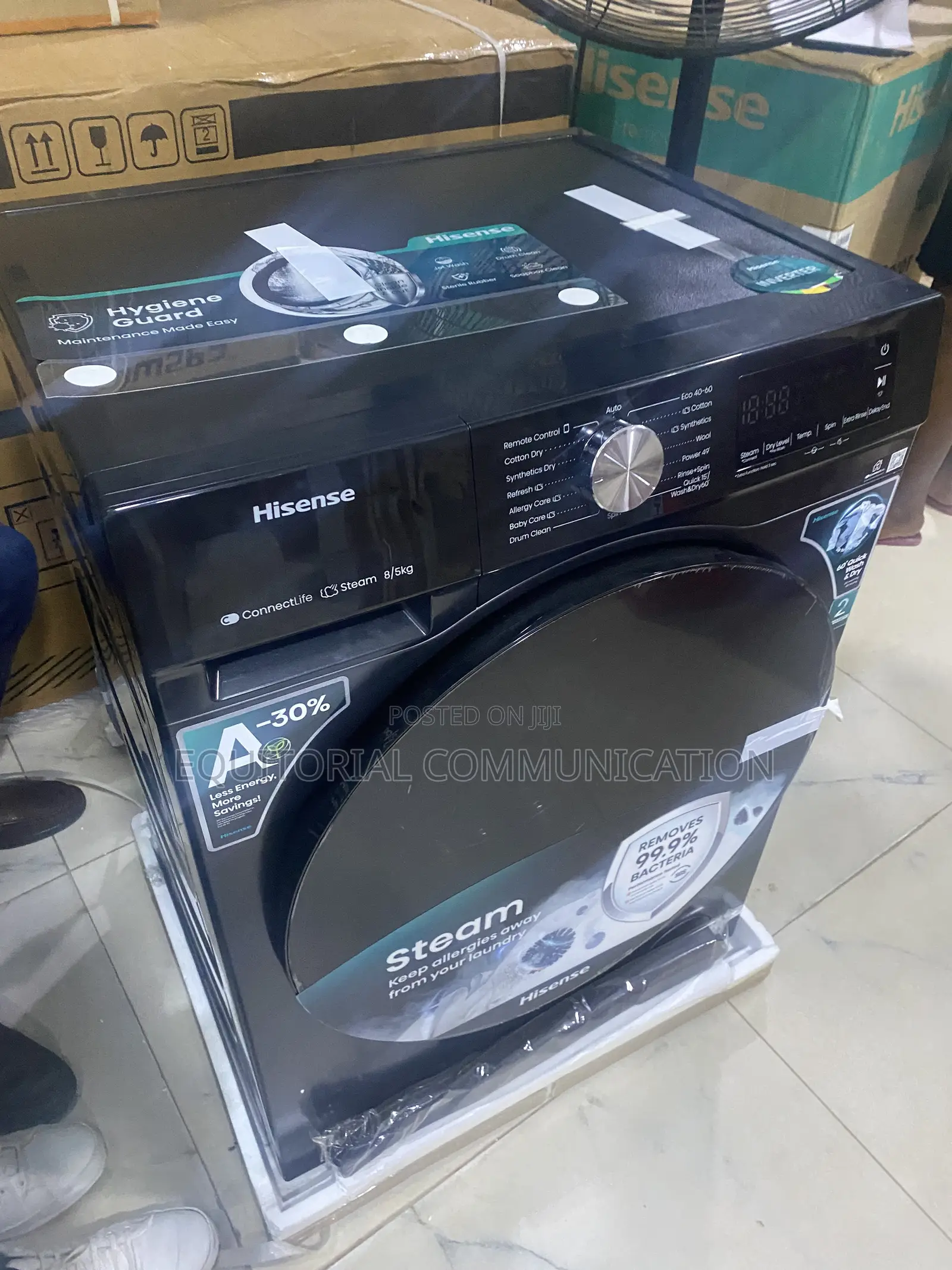 Hisense Automatic Wash and Dry Machine 8KG