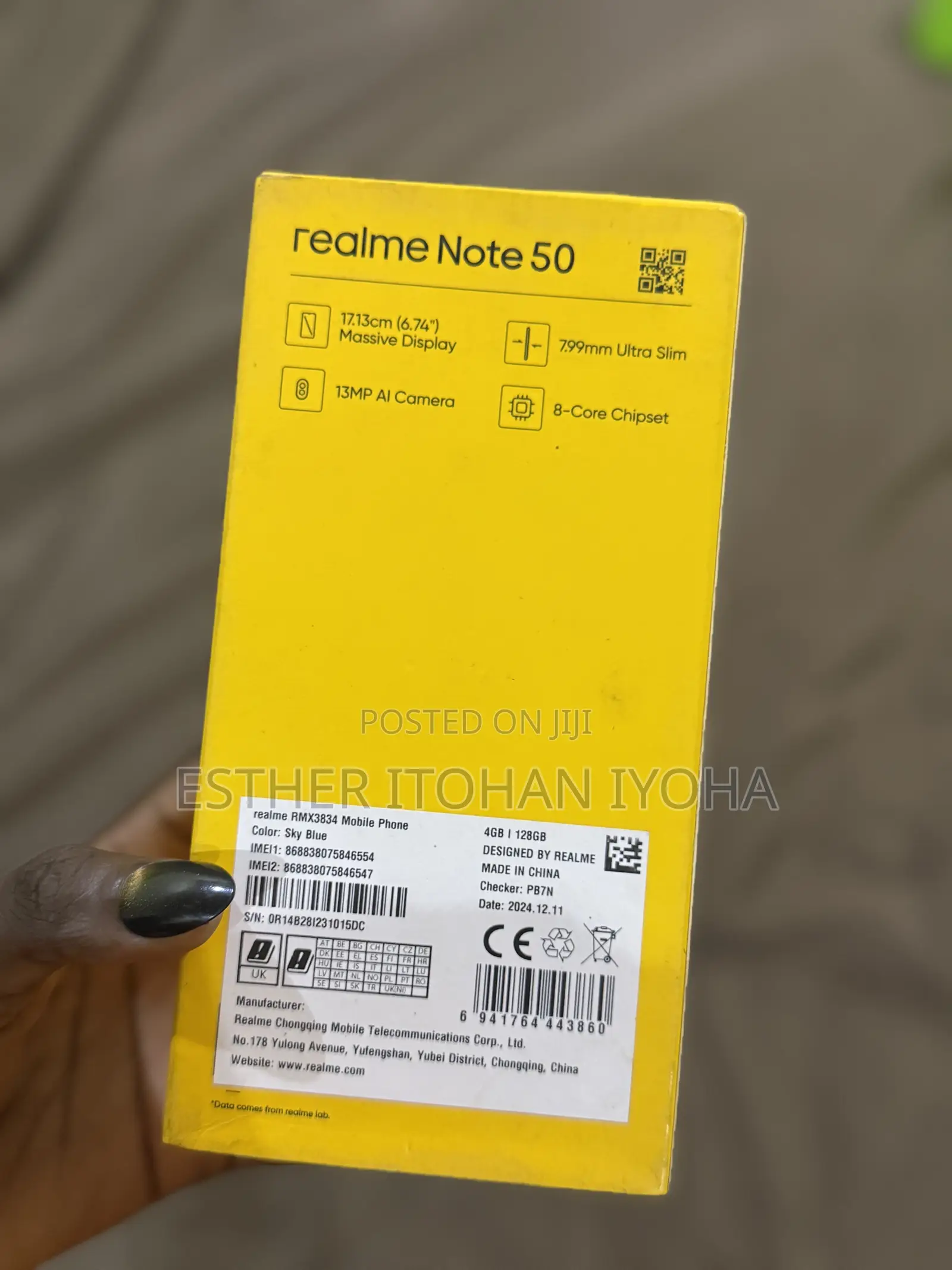 Realme Note 50 128 GB Blue