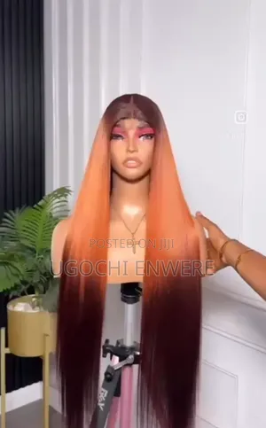 30 Inches Kim K Closure Wig | High-Quality Blend | Luxury Long Wig