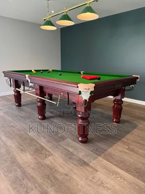 Premium 9ft Marble Slate Billiard Snooker Table Carved Wood Legs