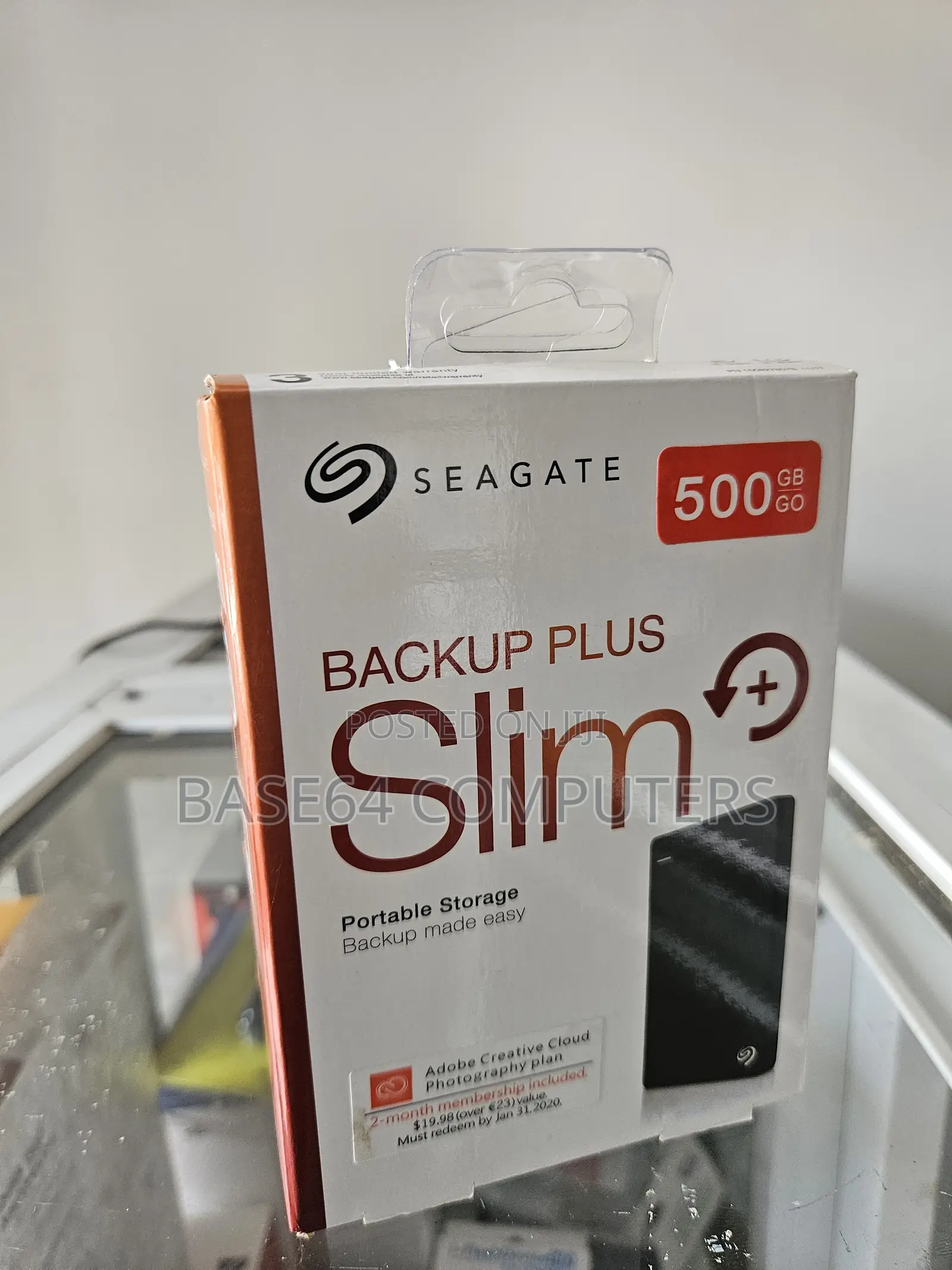500GB SEAGATE BACKUP PLUS External Storage Hard Drive