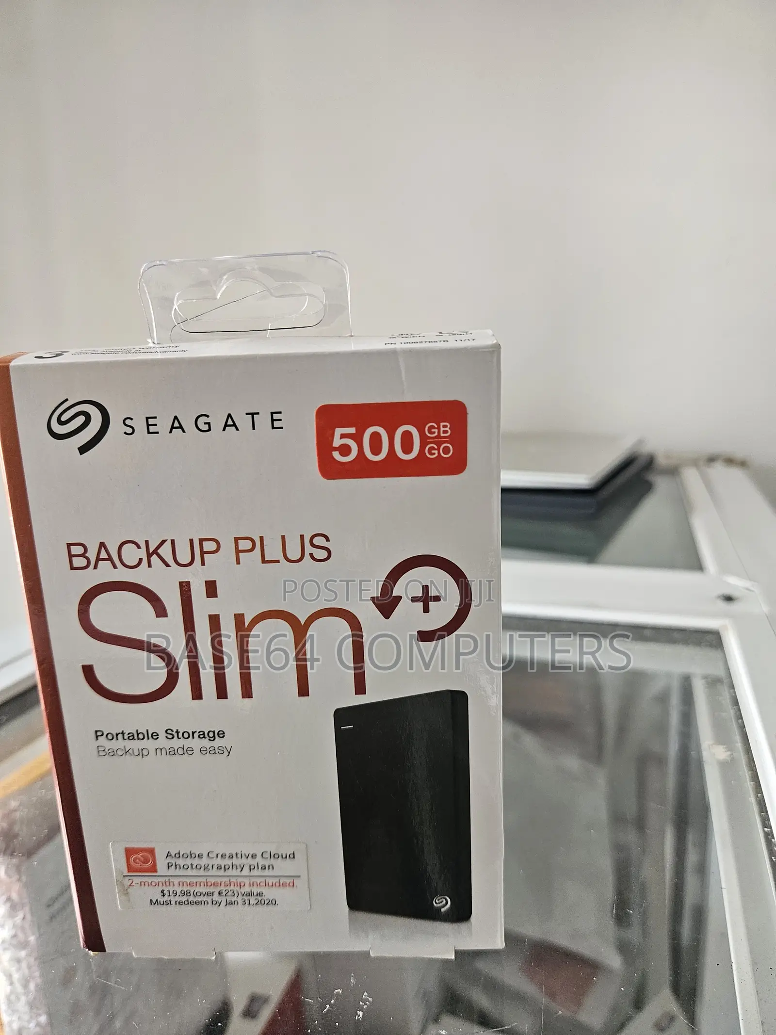 500GB SEAGATE BACKUP PLUS External Storage Hard Drive