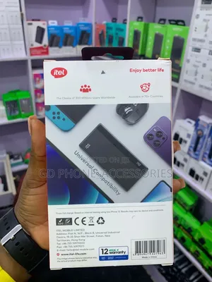 Original Itel 20000mAh 12W Fast Charging Power Bank (A1160)