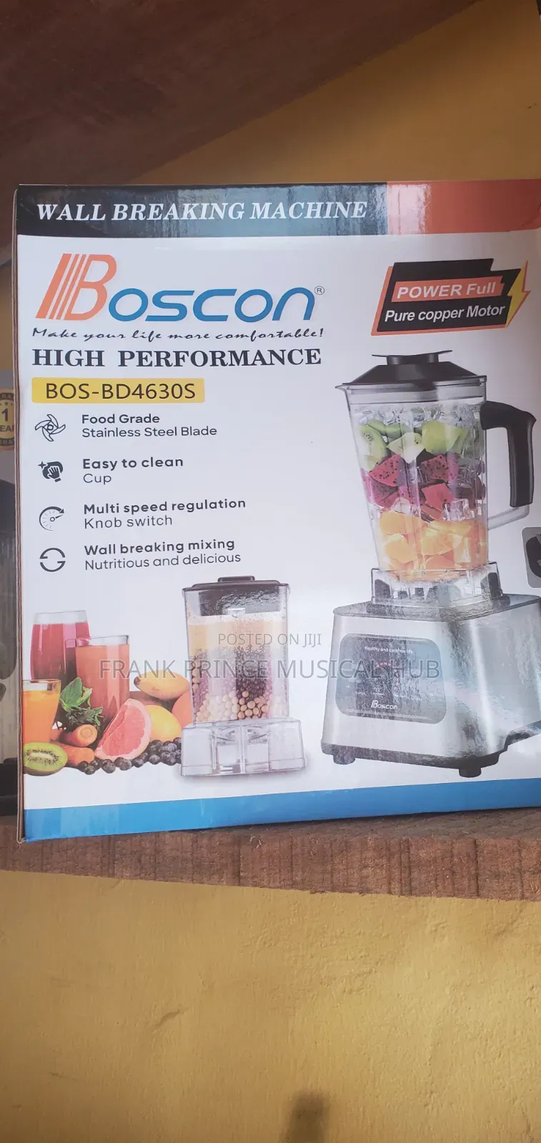 Boscon Commercial Wall Breaking Blender / Food Processor (BOS-BD4630S)