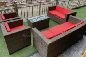 4-Seater Outdoor Rattan Sofa Set