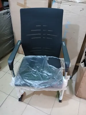 Executive Black Visitors Office Chair With Armedrest