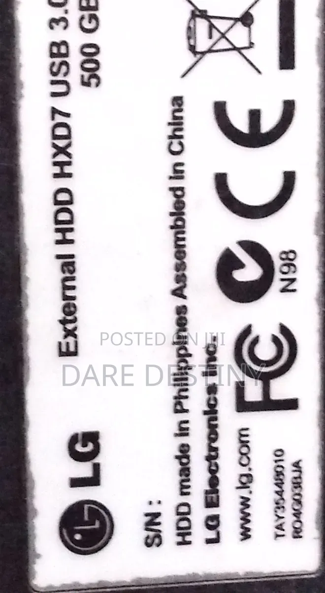External HDDl