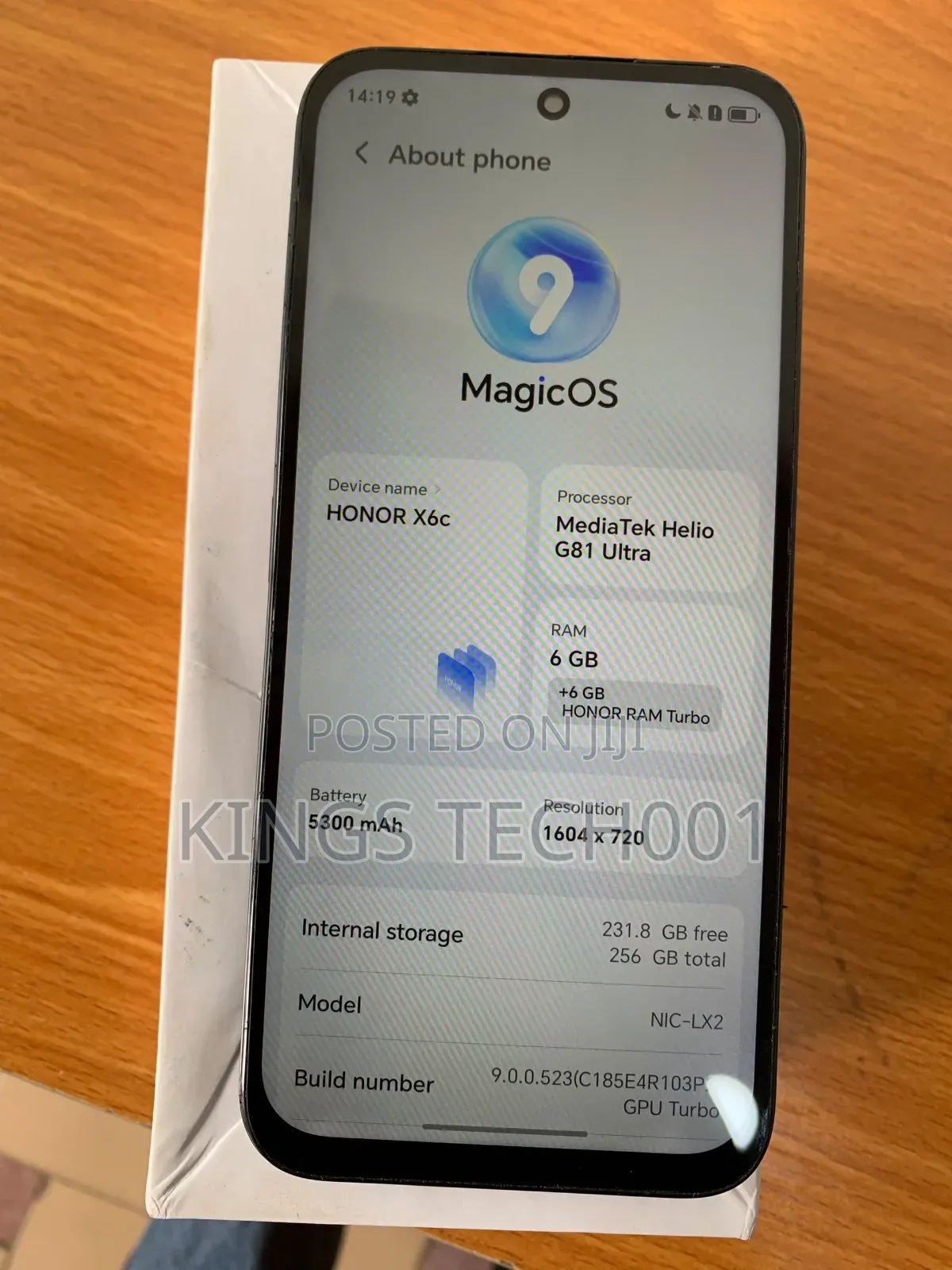 Honor X6C 256 GB Black