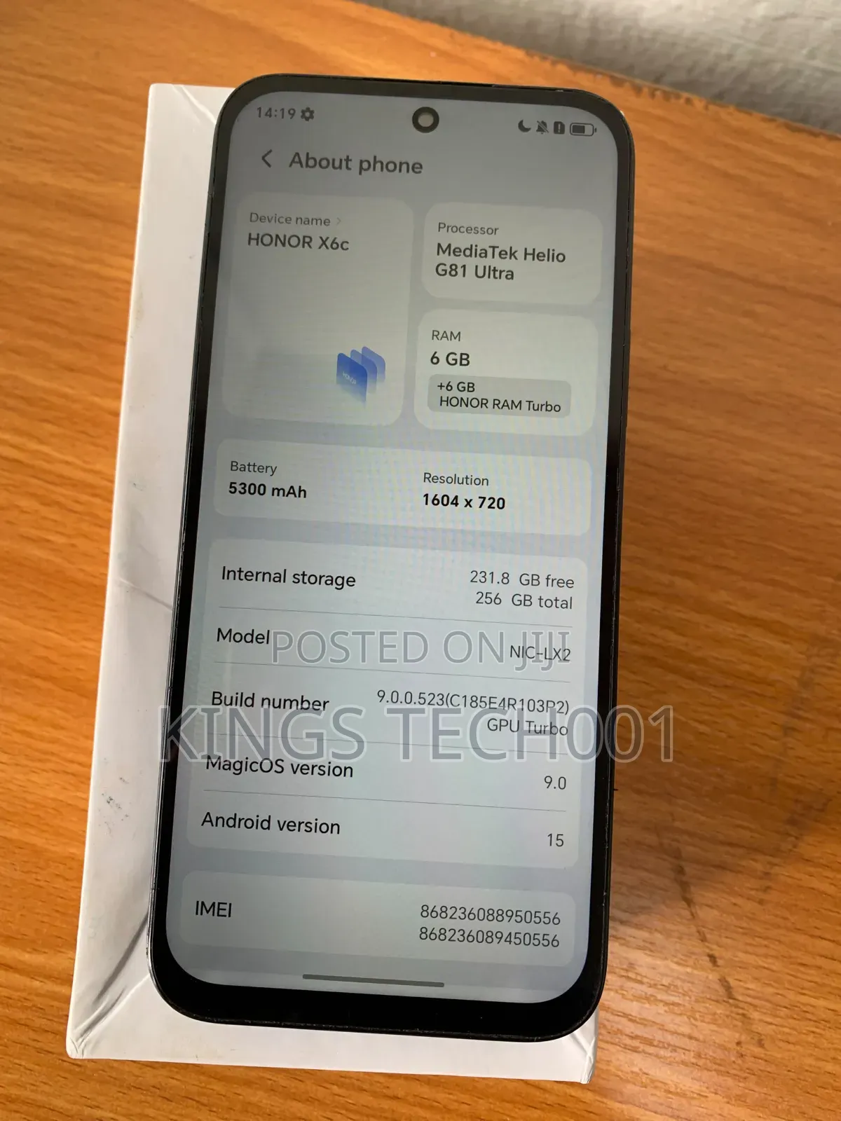 Honor X6C 256 GB Black
