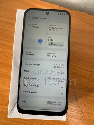 Honor X6C 256 GB Black