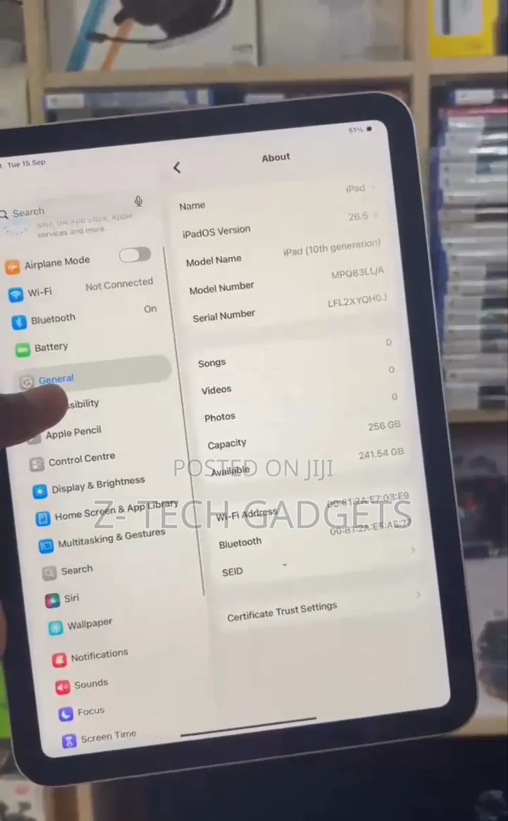 Apple iPad (2022) 256 GB Silver