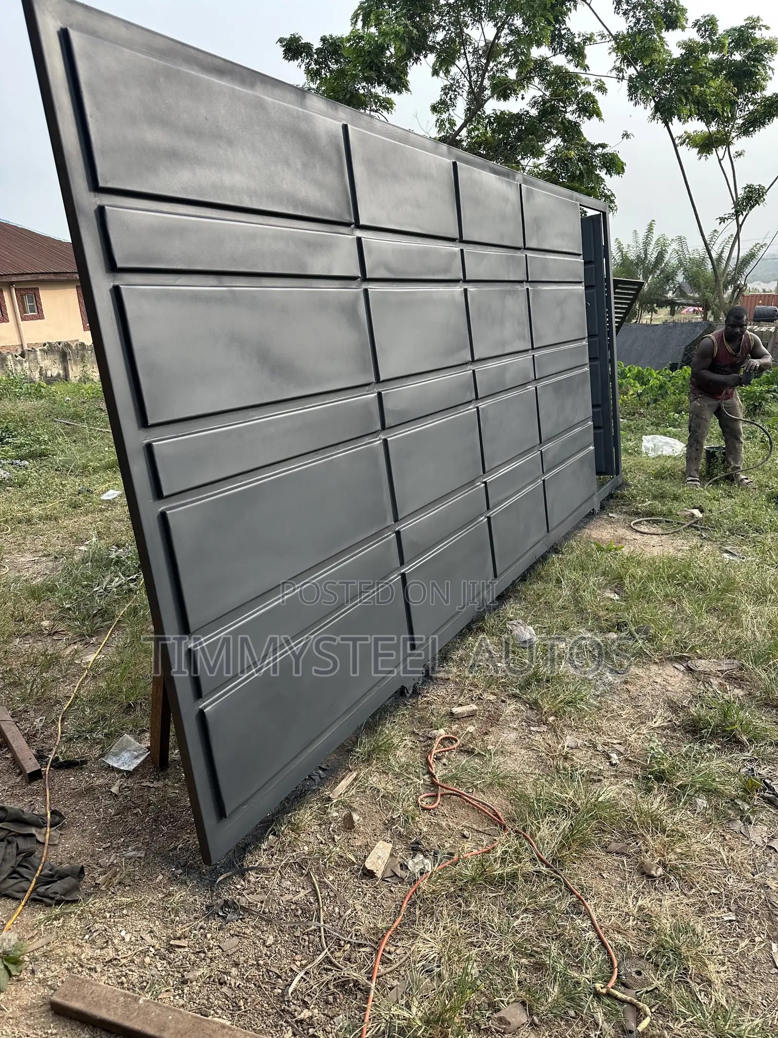 Sliding Gate With 2.5 Mm Pipe and 2mm Pan