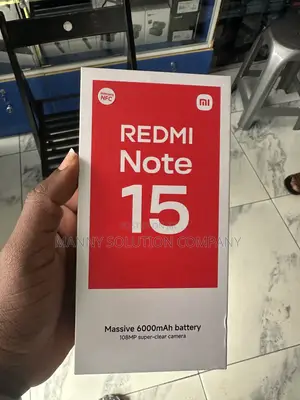 New Xiaomi Redmi Note 15 256 GB Black