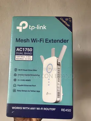 TP-Link RE450 AC1750 Dual Band Wi-Fi Range Extender.