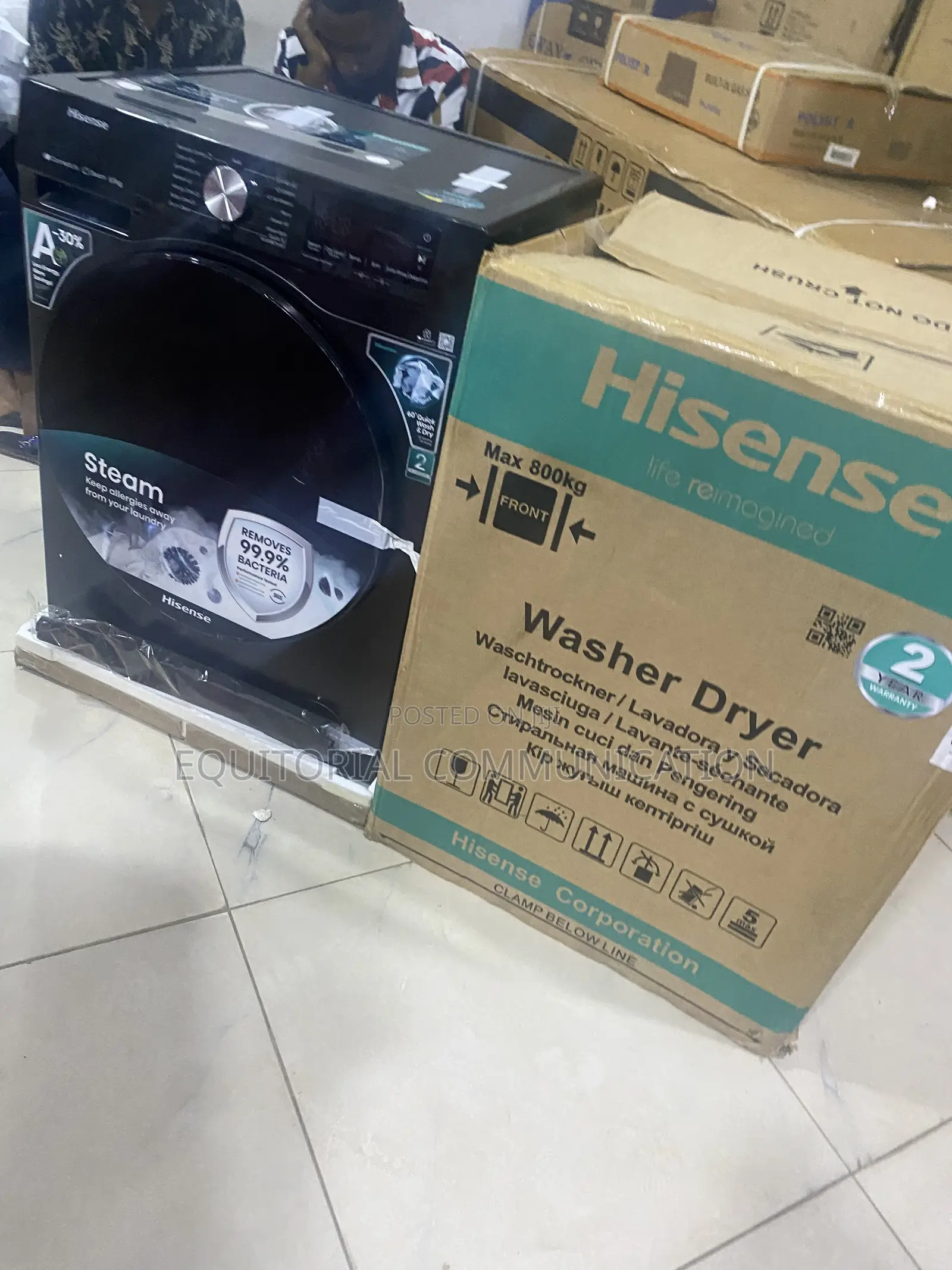 Hisense Automatic Washing and Drying System 8/5kg