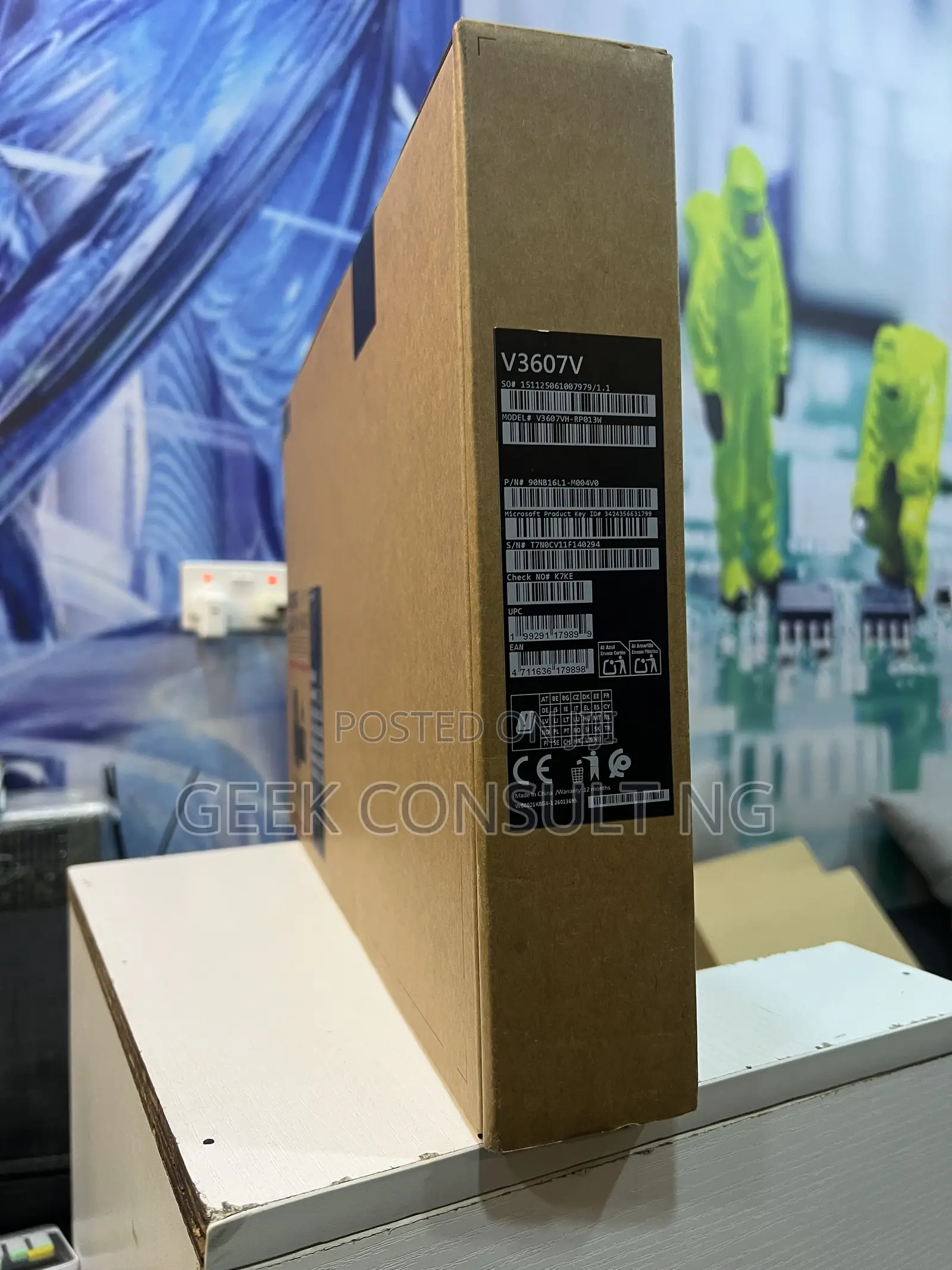 New Laptop Asus 16GB Intel Core 7 SSD 1T