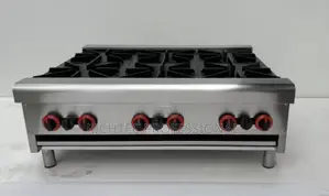 High Quality Commercial 6-Burner Gas Stove / Heavy Duty Countertop Gas