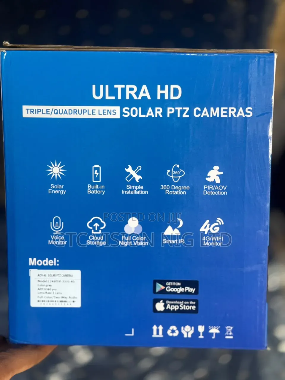 GTC V380 3lens Camera With Panel