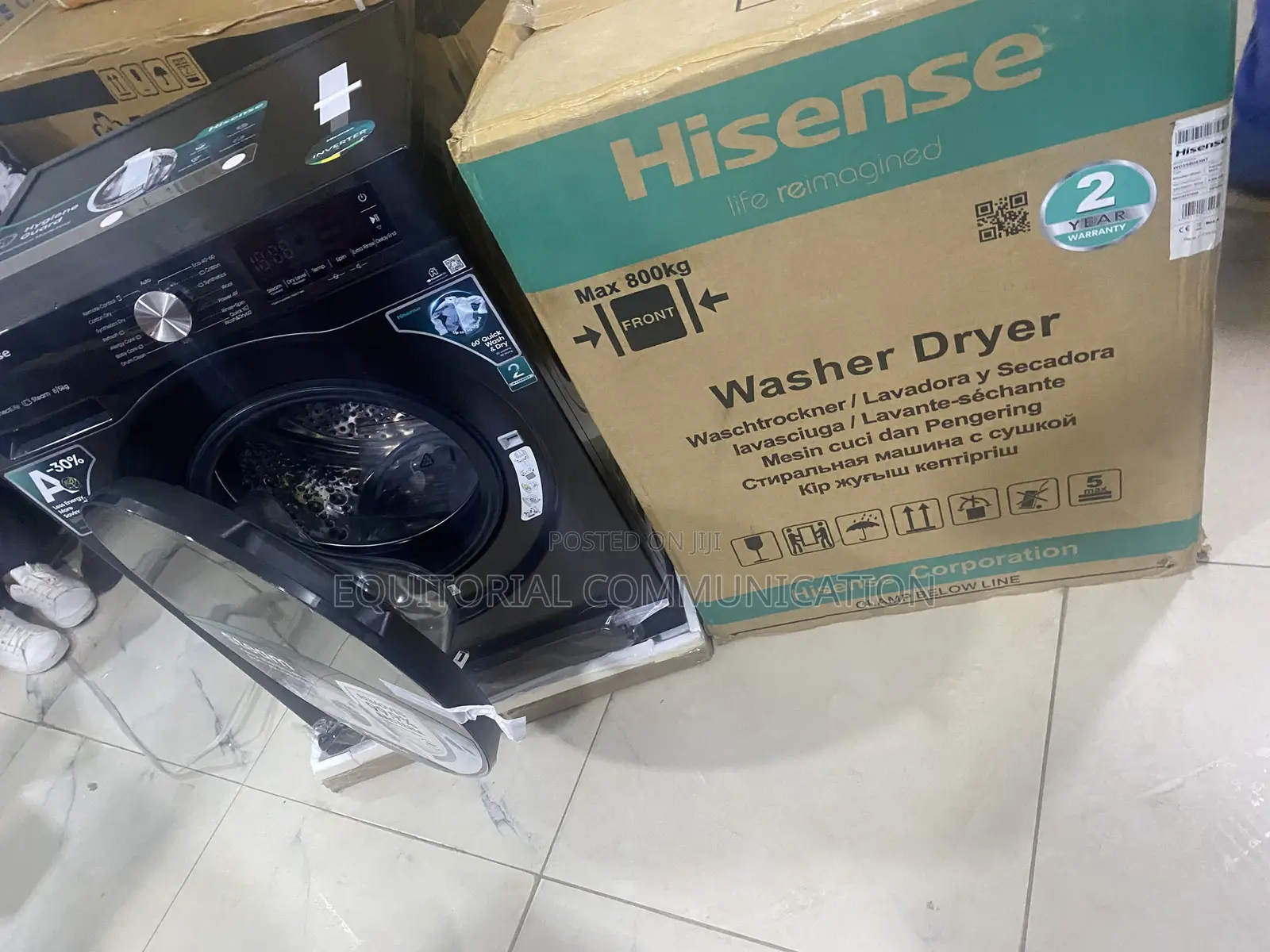 Hisense 2 in 1 8/5kg Clothes Washing Machine With Dryer