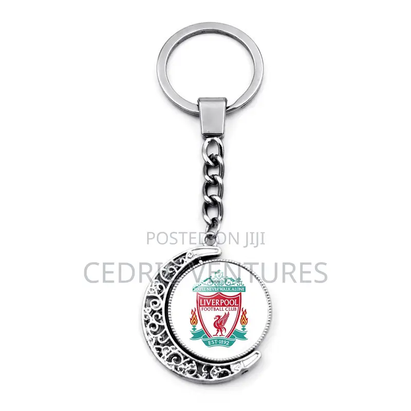 Liverpool Metal Crest Keychain