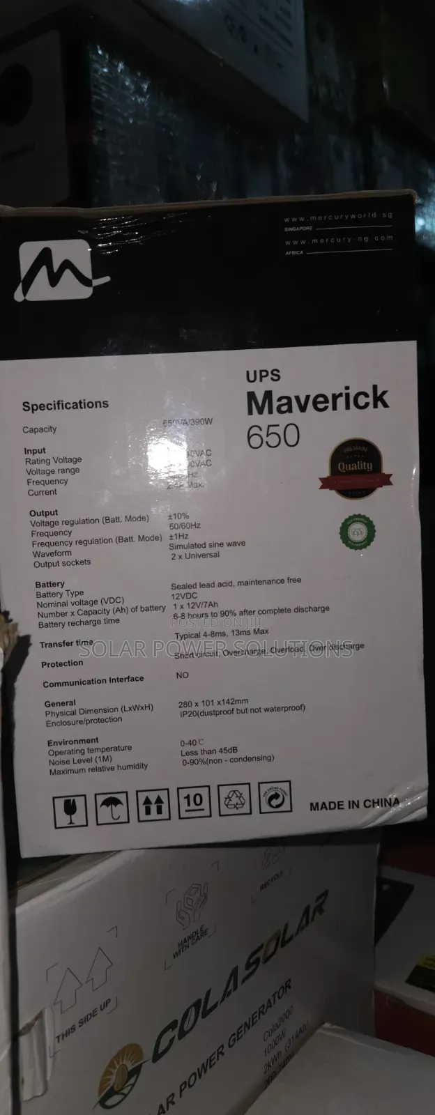 Mercury 650va Ups