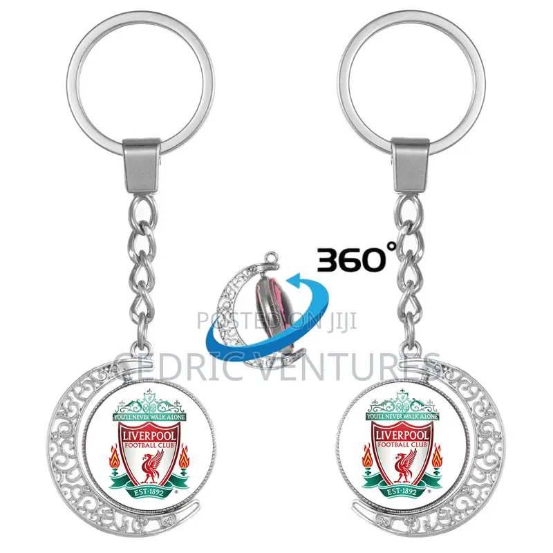 Liverpool Metal Crest Keychain