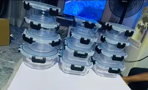 Glass Food Storage Container With Airtight Lids