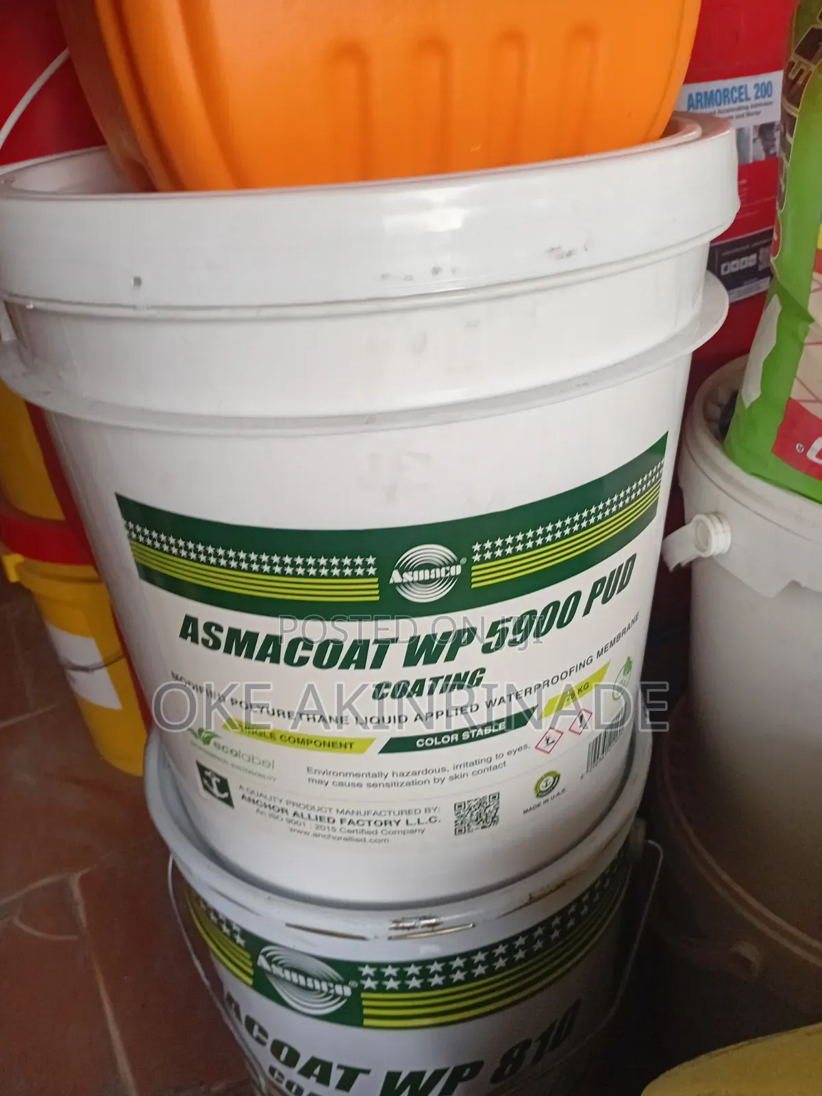 Asmacoat WP5900 PUD Modifird Polyurethane Liquid Waterproofing Membran