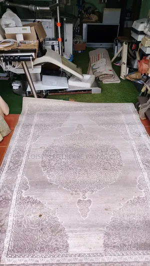 Grey Cream Contemporary Abstract Rug