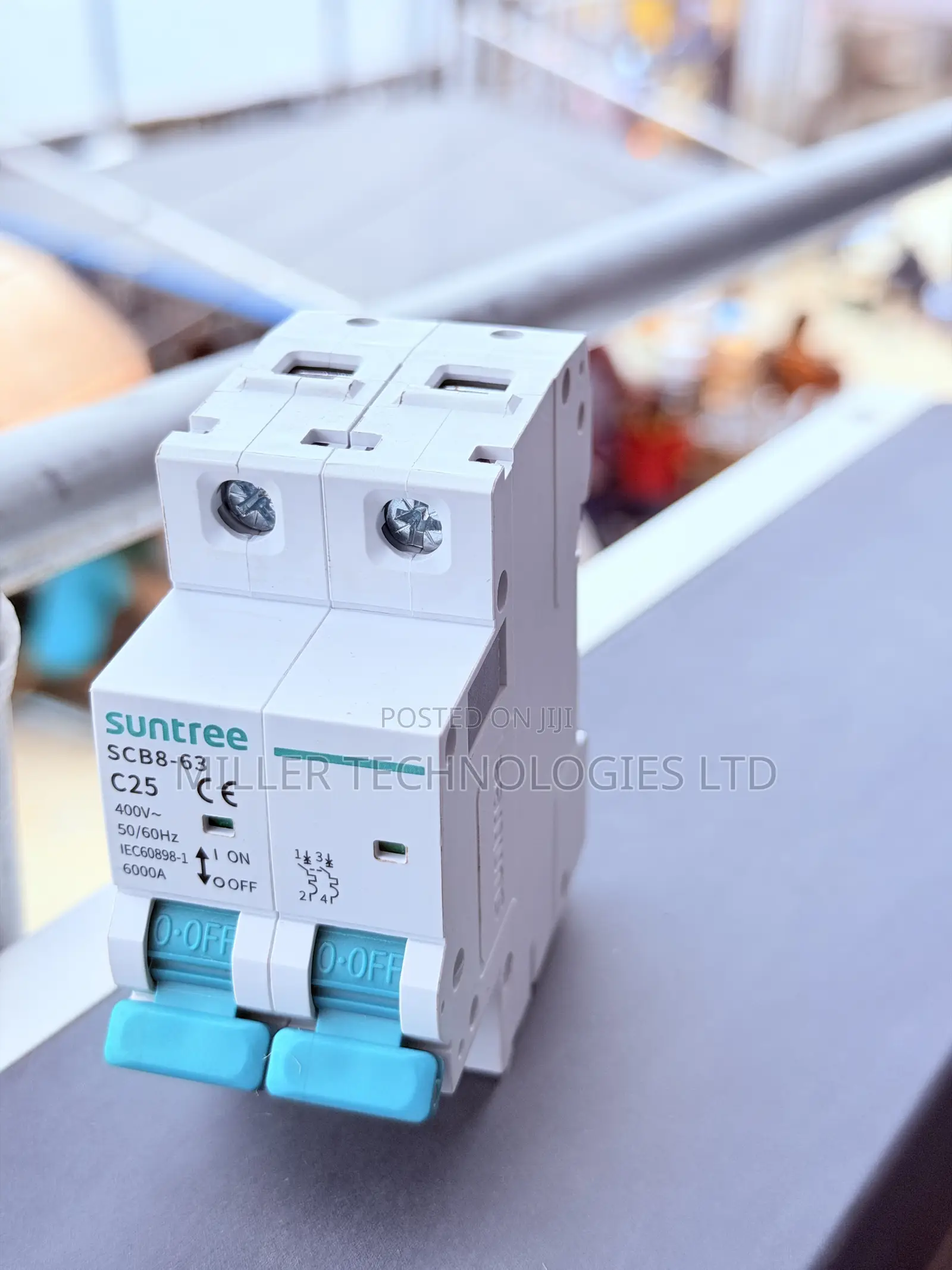 Suntree 25a 2-Pole AC MCB – Scb8-63 C25
