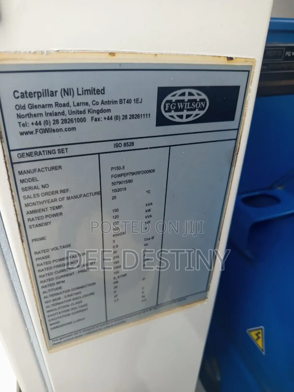 Fg Wilson Soundproof Generator