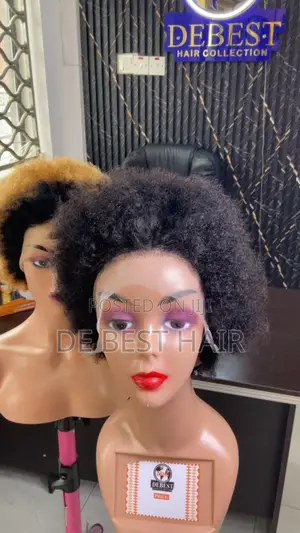 100% Human Hair Afro Wig