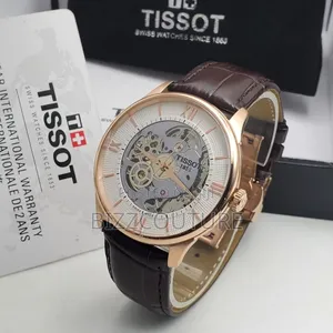 Original Tissot Men's Leather Strap Watch 100% Authentic Guaranteed