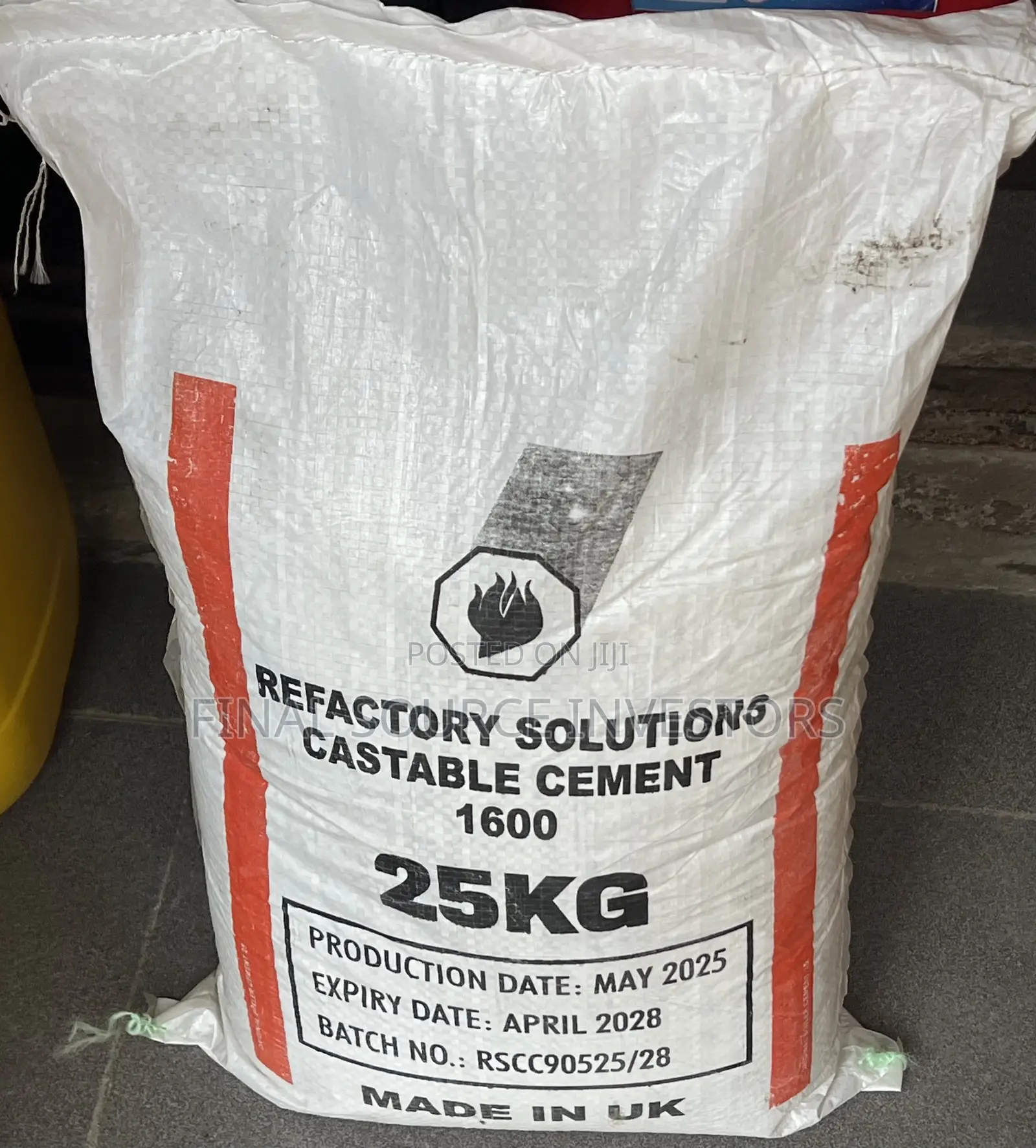 Fireproof Cement for Oven