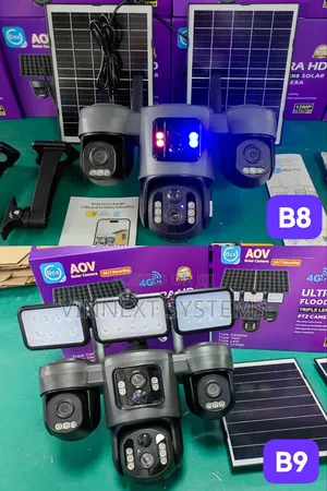 Ubox Flood Light Camera Three Lens
