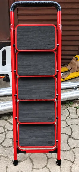 5-Step Folding Ladder – Heavy Duty Multipurpose Step Ladder