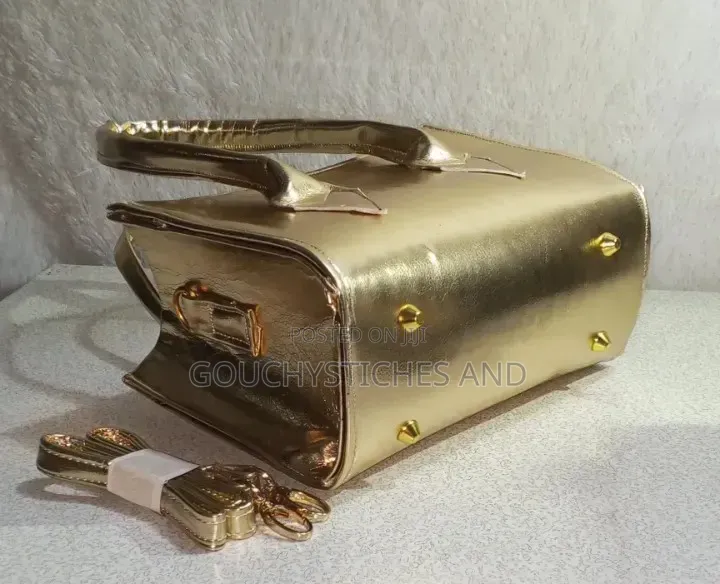 Gold Portable Bag