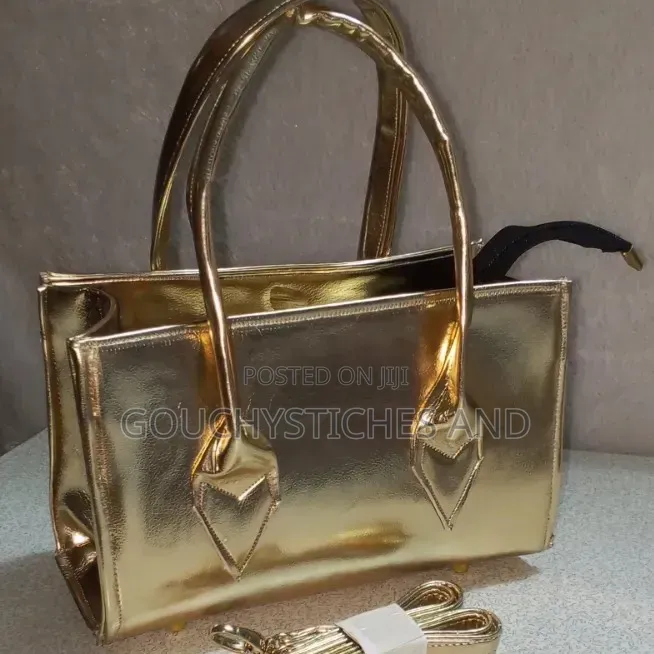 Gold Portable Bag