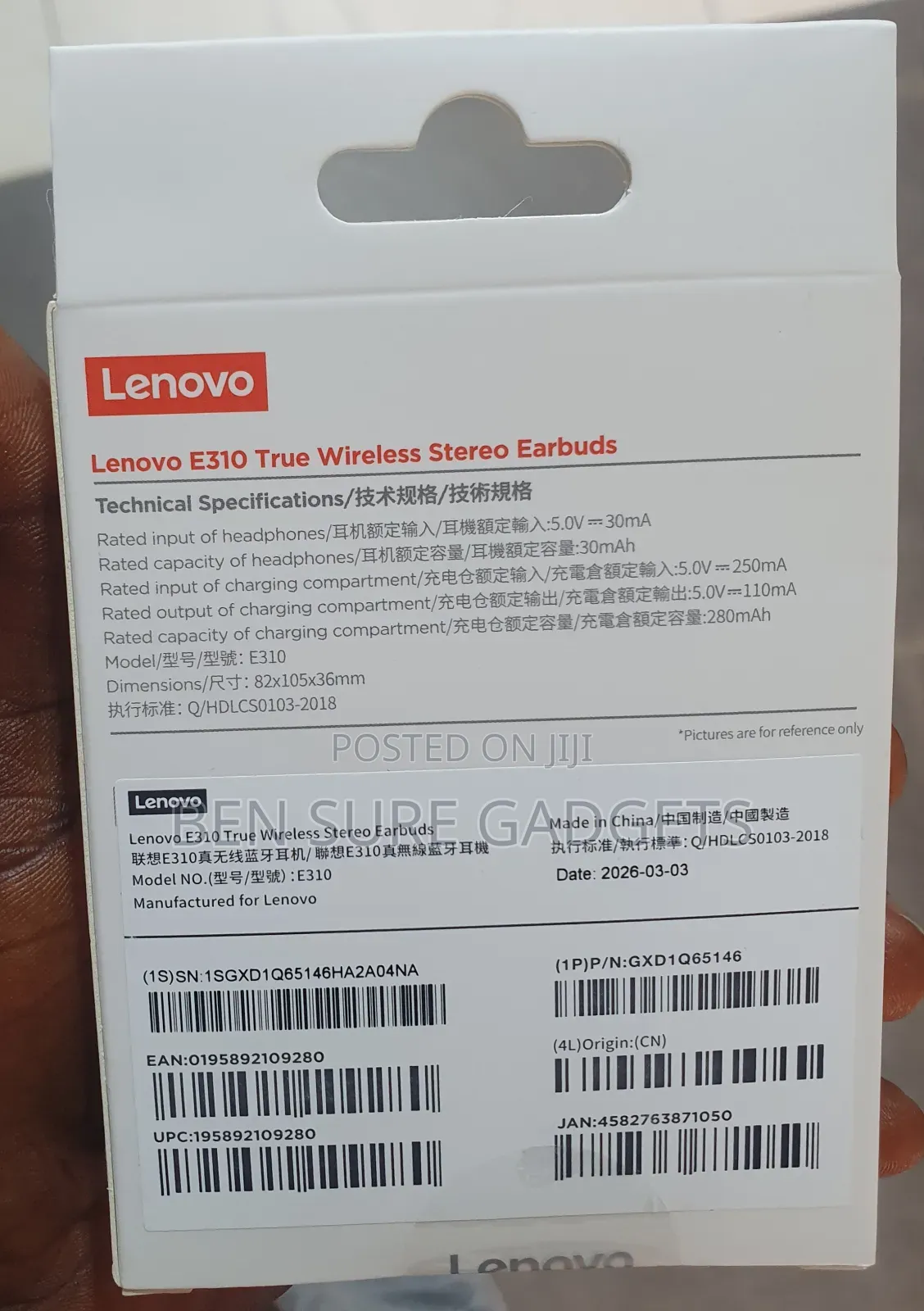 E310 Yrue Wireless Stereo Earbuds