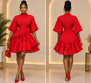 Ruffle Flare Dress